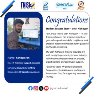 Placement Poster - Kannapiran